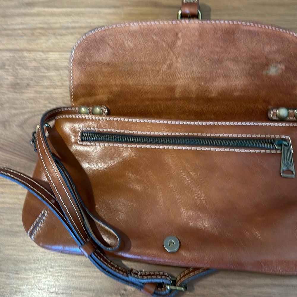 Beautiful leather clutch.